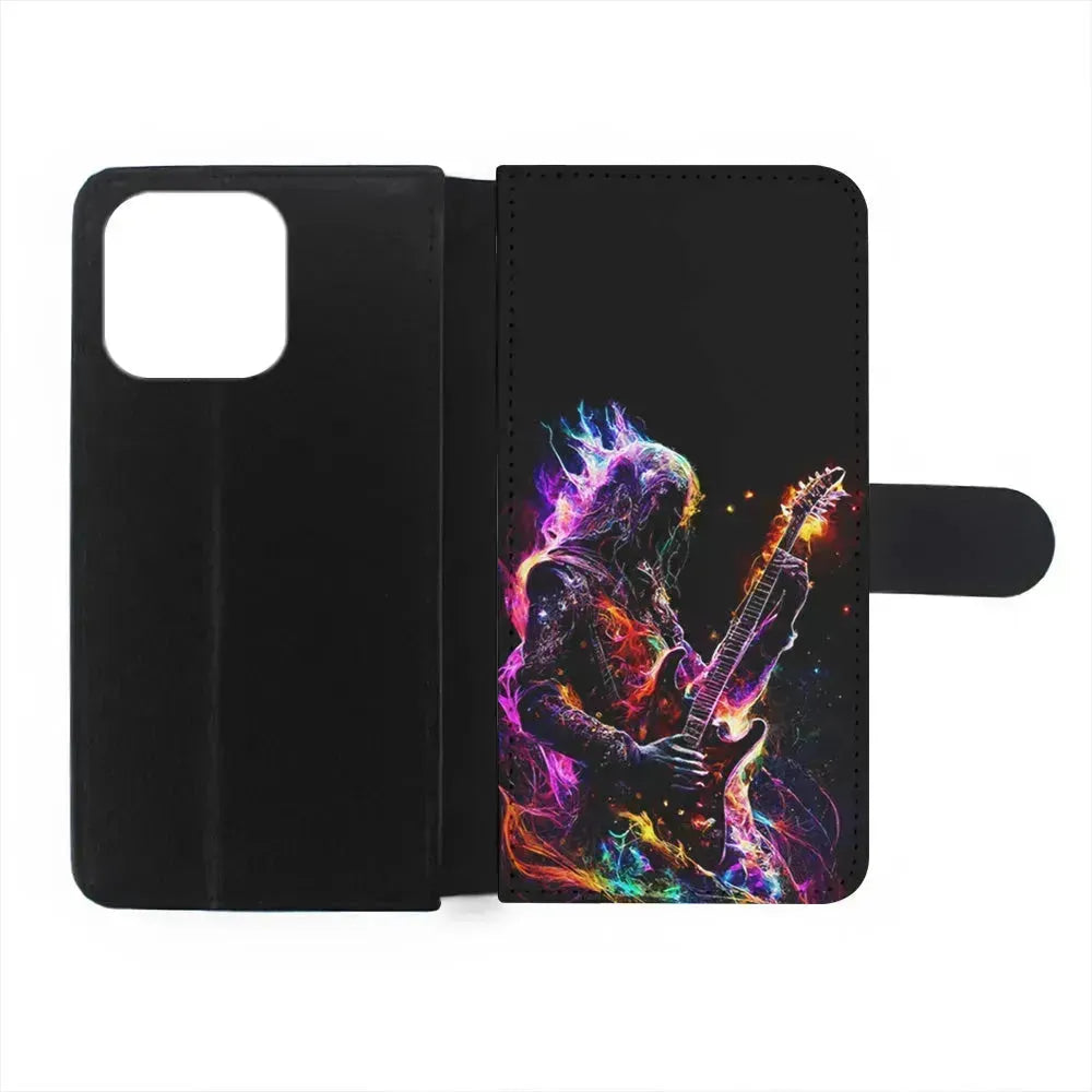 Rock Heavy Metal Guitar iPhone 13 Mini Case-Flip Wallet Case-Xtracase