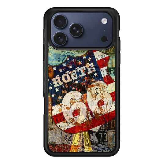 Route 66 Classic Plate iPhone 17 Pro Max Case - Xtracase