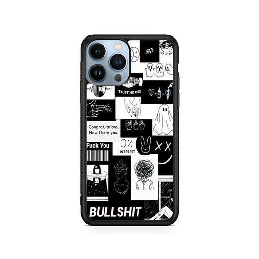 Rules of Friendship iPhone 13 Pro Case-Rubber / Black (2D Case)-Xtracase