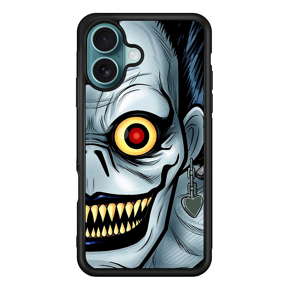 Ryuk Death Note Half Face iPhone 16 Plus Case - Xtracase