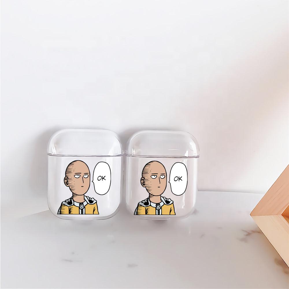 Saitama One Punch Man Apple Airpods Clear Case-Xtracase