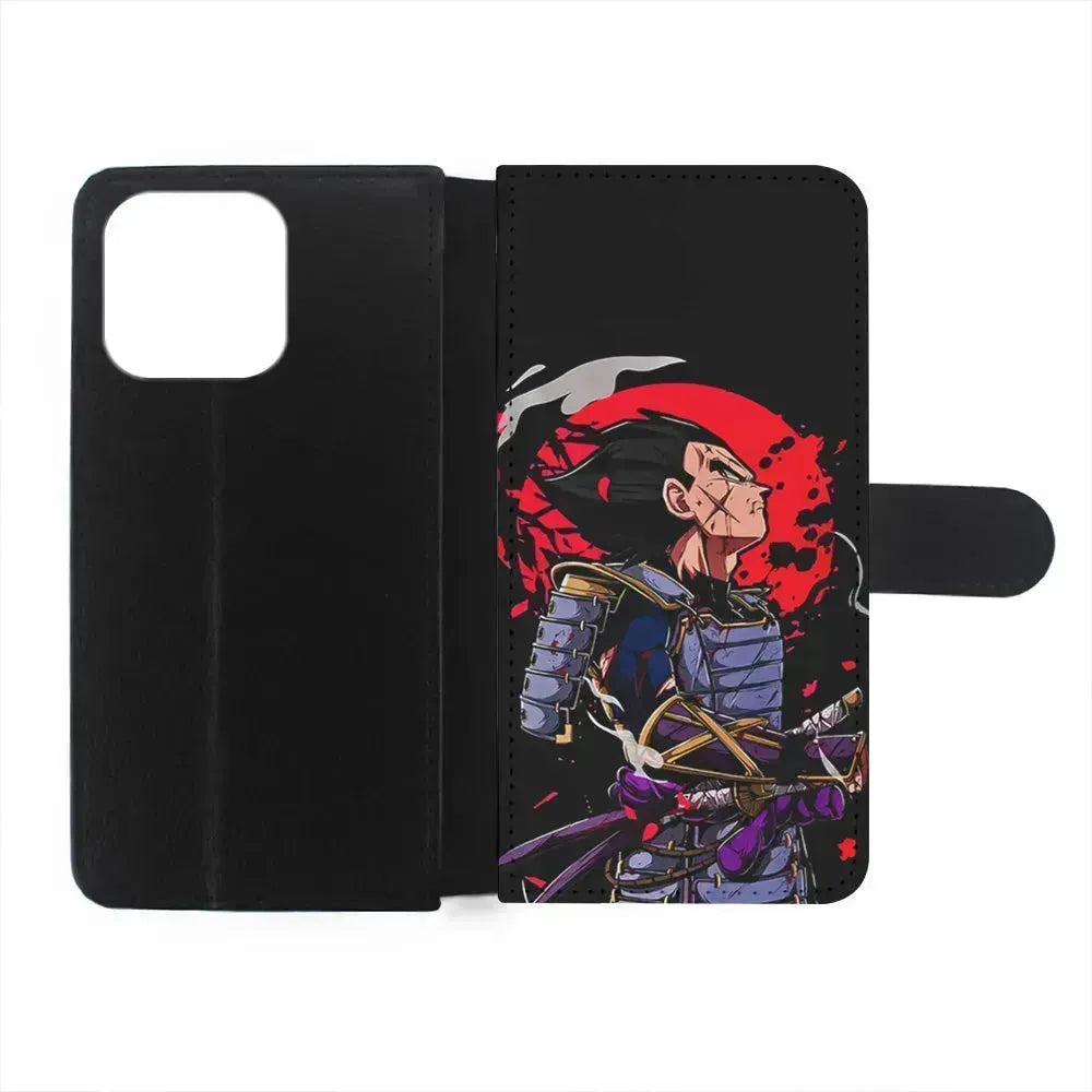 Samurai Vegeta Dragon Ball Z iPhone 13 Mini Case-Flip Wallet Case-Xtracase
