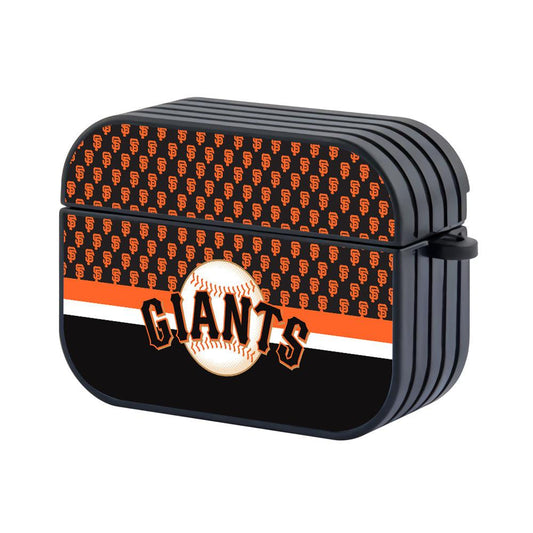 San Francisco Giants MLB Patern Word on Top Hard Plastic Case Cover For Apple Airpods Pro 2-Xtracase