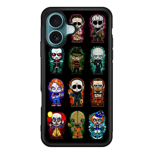 Scary Movie Horror Chibi iPhone 16 Plus Case - Xtracase