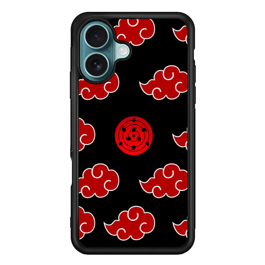 Sharingan and Akatsuki Naruto iPhone 16 Plus Case - Xtracase