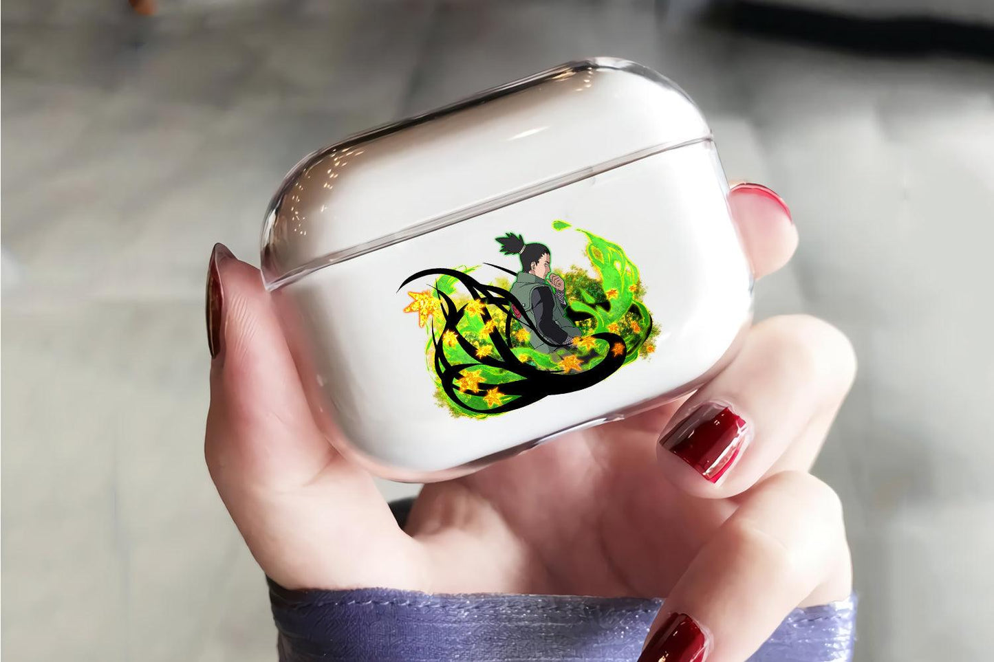 Shikamaru Nara Apple Airpod Pro 2 Clear Case-Xtracase