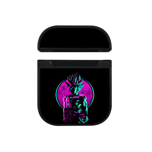 Silhouette Goku Dragon Ball Z Hard Plastic Case Cover For Apple Airpods-Xtracase