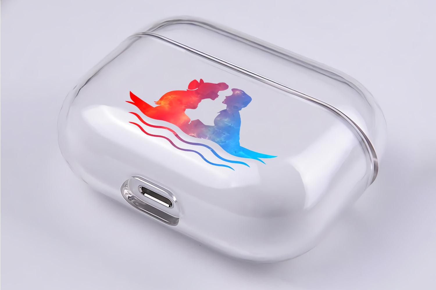 Silhouette of Love Protective Clear Case Cover For Apple Airpod Pro-Xtracase