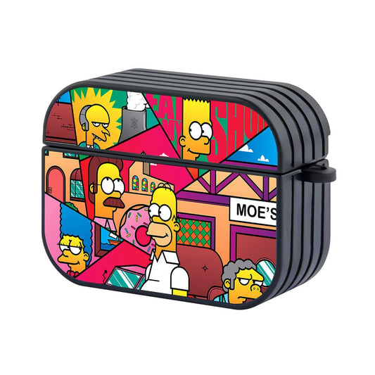 Simpson Art from Springfield Hard Plastic Case Cover For Apple Airpods Pro 3-Xtracase