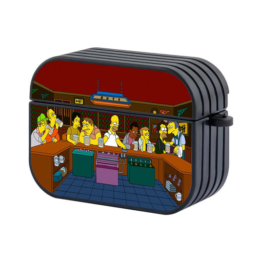 Simpson Report from The Duff Bartenders Hard Plastic Case Cover For Apple Airpods Pro 2-Xtracase