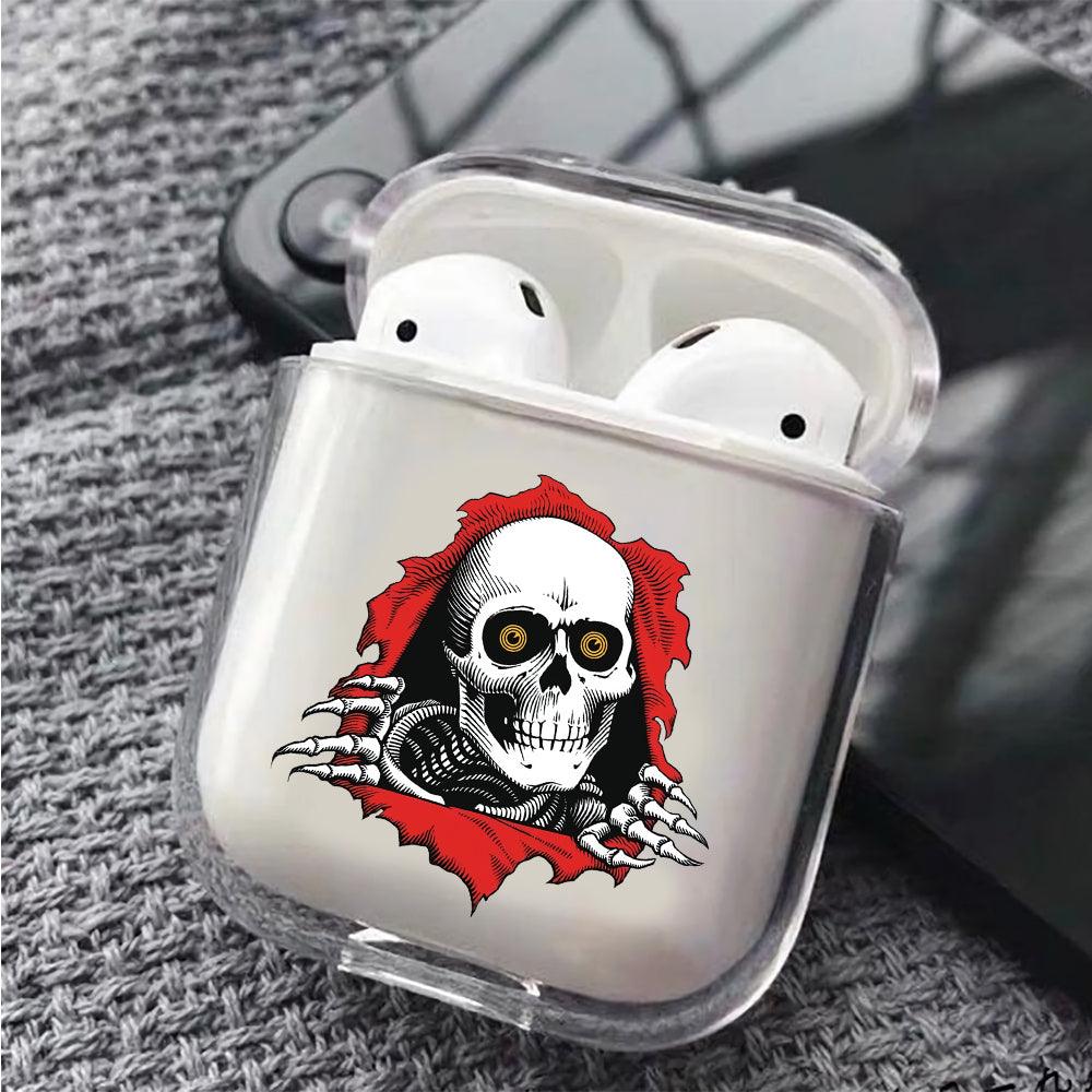 Skull in The Wall Protective Clear Case Cover For Apple Airpods-Xtracase