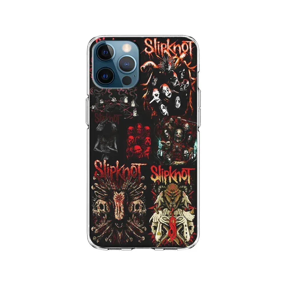 Slipknot Heavy Metal Band iPhone 15 Pro Max Case-Clear Soft Case-Xtracase