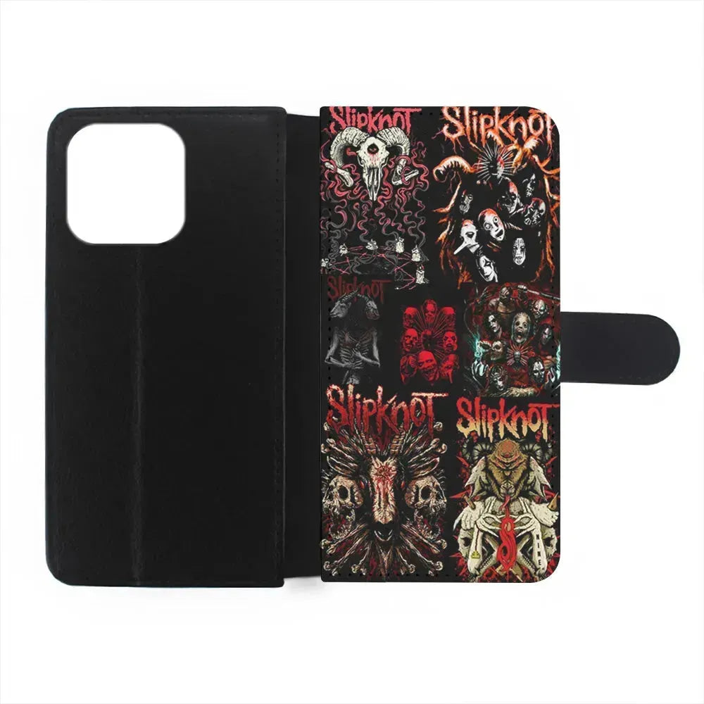 Slipknot Heavy Metal Band iPhone 15 Pro Max Case-Flip Wallet Case-Xtracase