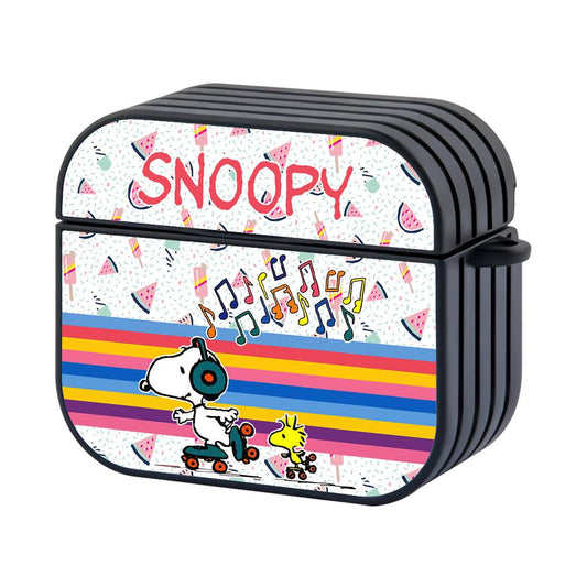 Snoopy Skating For Fun Apple Airpods 4 Case-Xtracase