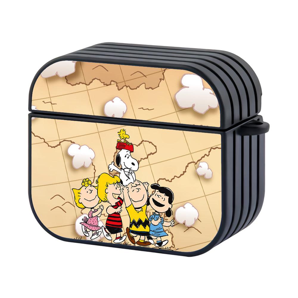 Snoopy Together Around The World Apple Airpods 4 Case-Xtracase