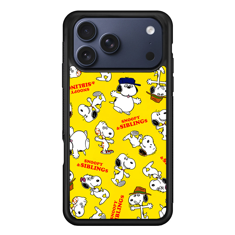 Snoopy and Siblings Dance iPhone 17 Pro Max Case - Xtracase