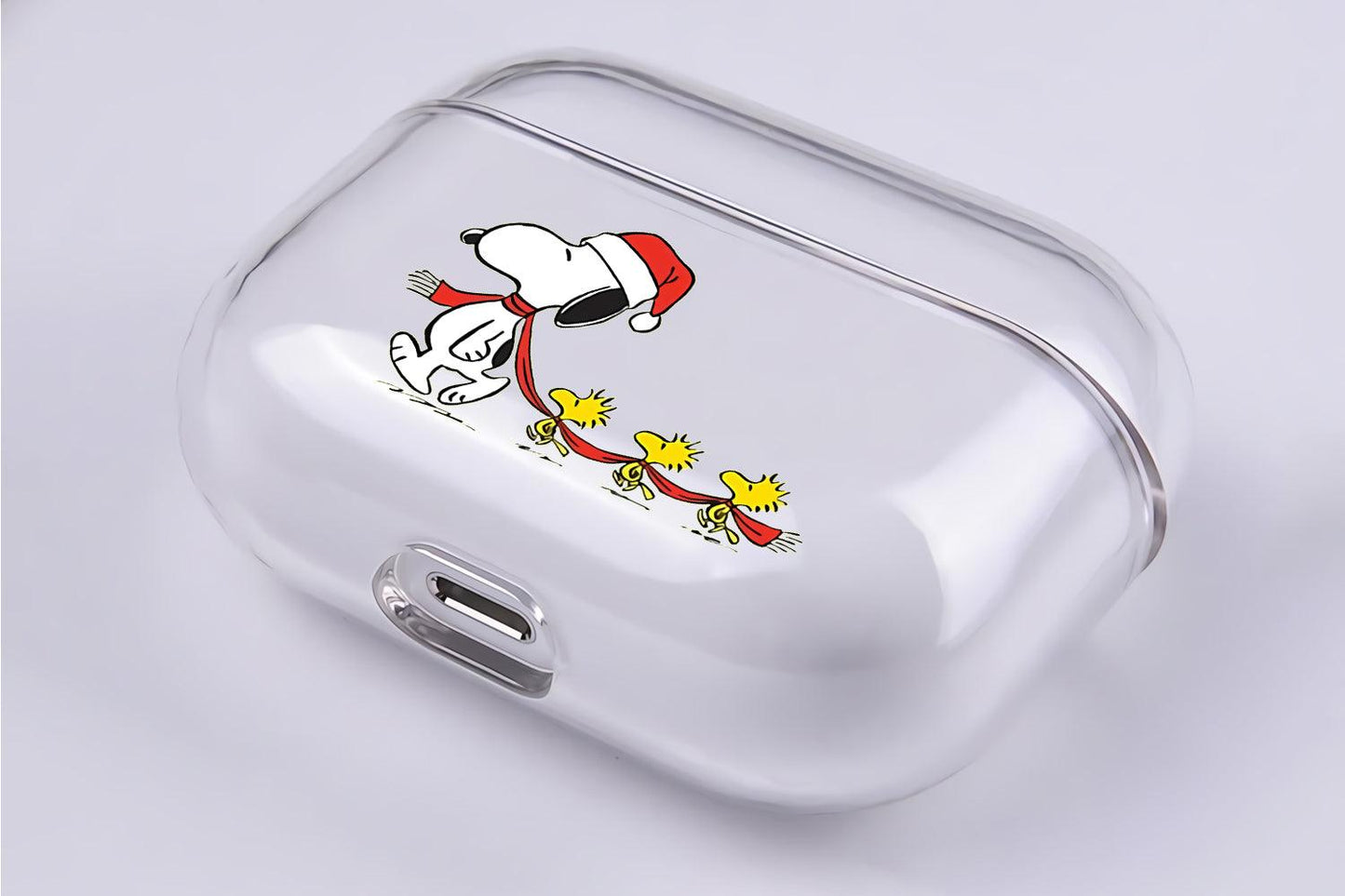 Snoopy and Three Woodstock Apple Airpod Pro 2 Clear Case-Xtracase