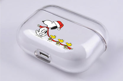 Snoopy and Three Woodstock Apple Airpod Pro 2 Clear Case-Xtracase