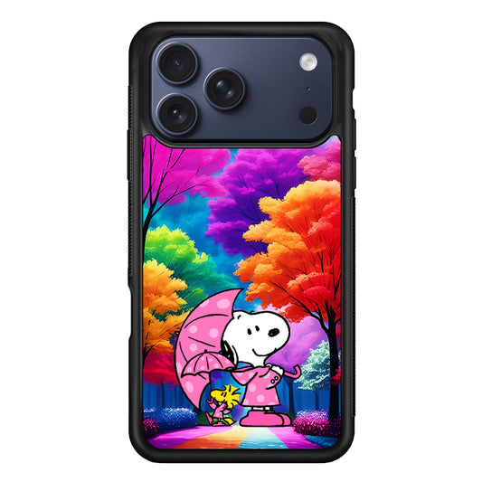 Snoopy and Woodstock in the Forest iPhone 17 Pro Max Case - Xtracase
