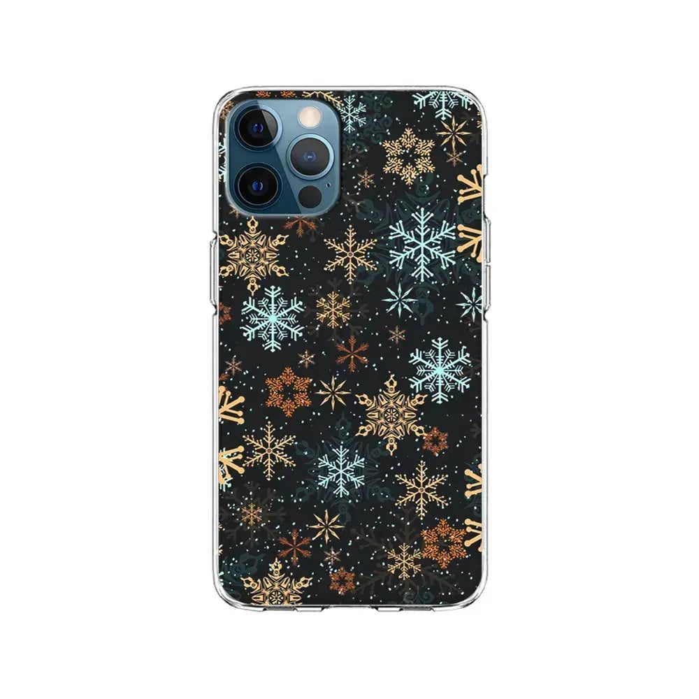 Snowflakes Winter iPhone 15 Pro Max Case-Clear Soft Case-Xtracase