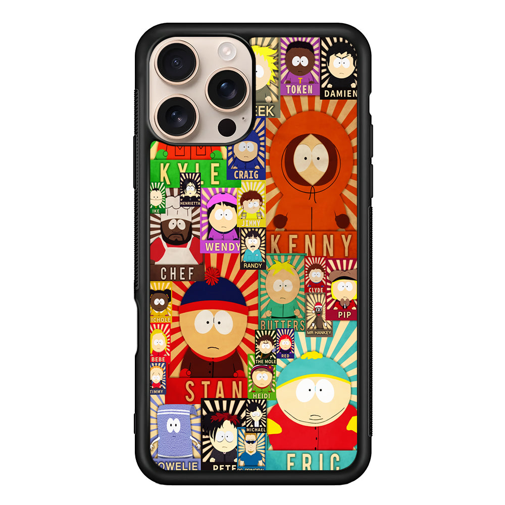 South Park All Characters iPhone 16 Pro Case - iPhone 16 Pro