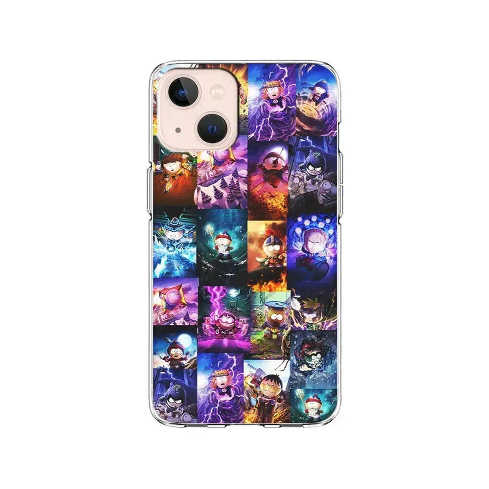 South Park Hero Mode iPhone 13 Mini Case-Clear Soft Case-Xtracase