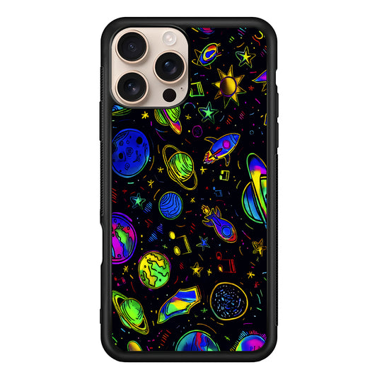 Space Planets and Spaceships iPhone 16 Pro Case - iPhone 16 Pro