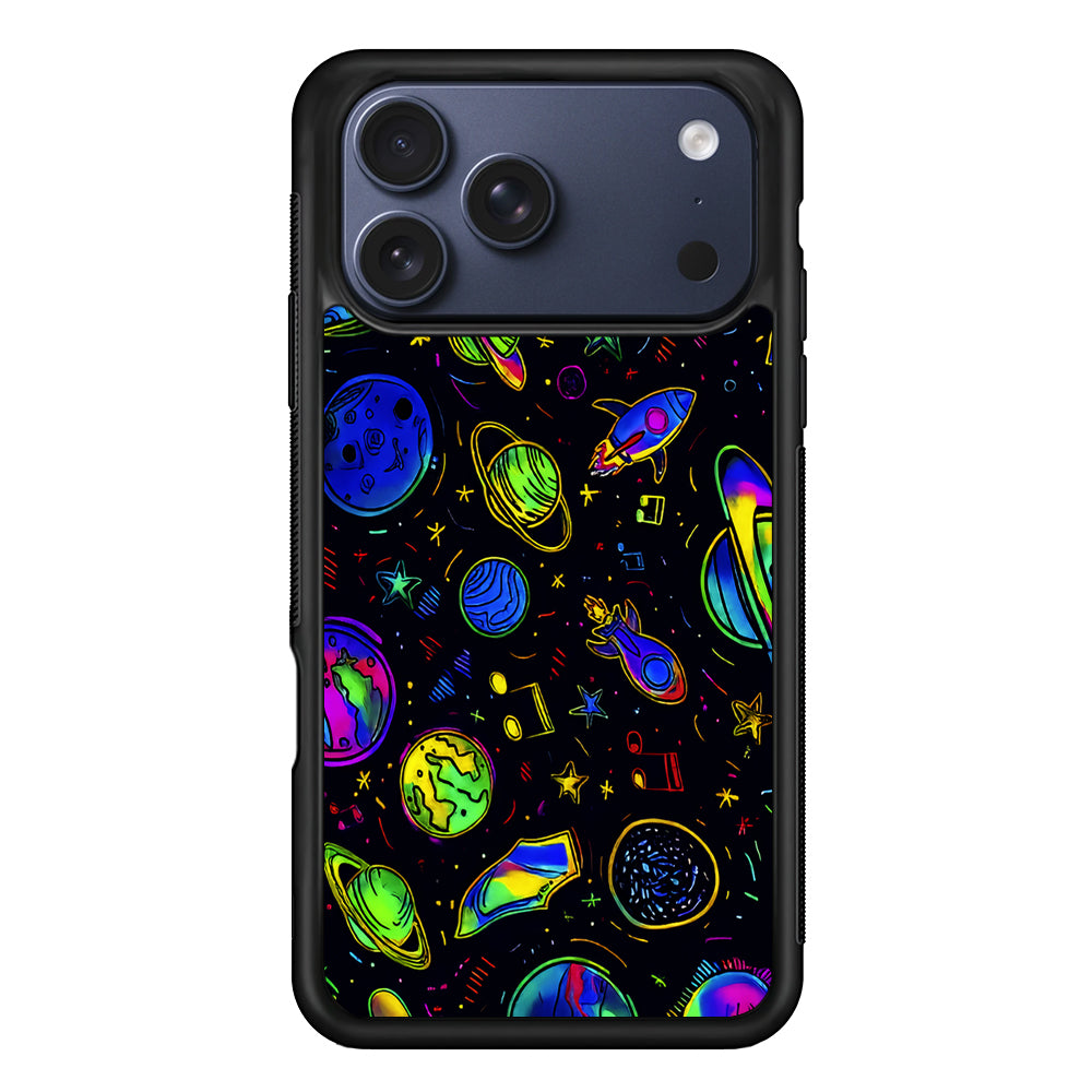 Space Planets and Spaceships iPhone 17 Pro Max Case - Xtracase