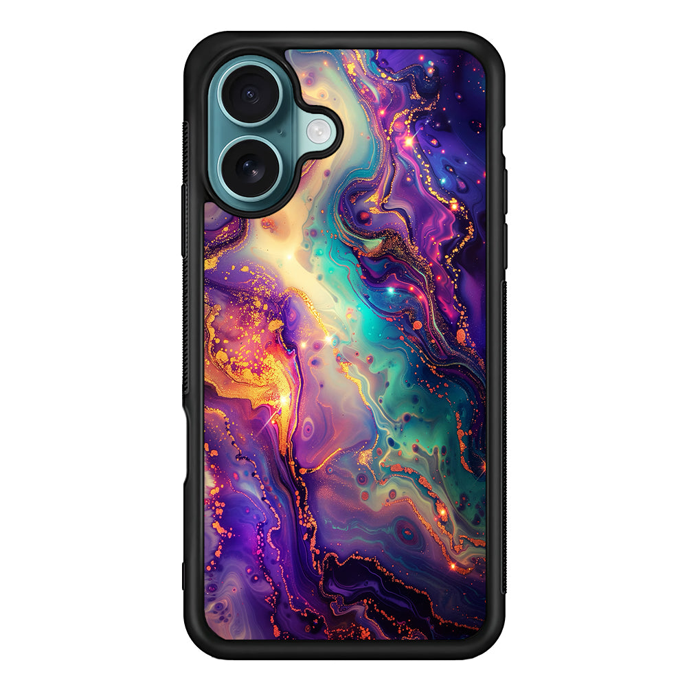 Sparkling Marble Abstract iPhone 16 Case - Xtracase