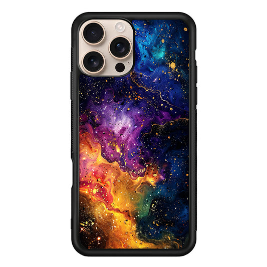 Sparkling Vibrant Abstract Fluid iPhone 16 Pro Max Case - iPhone 16 Pro Max