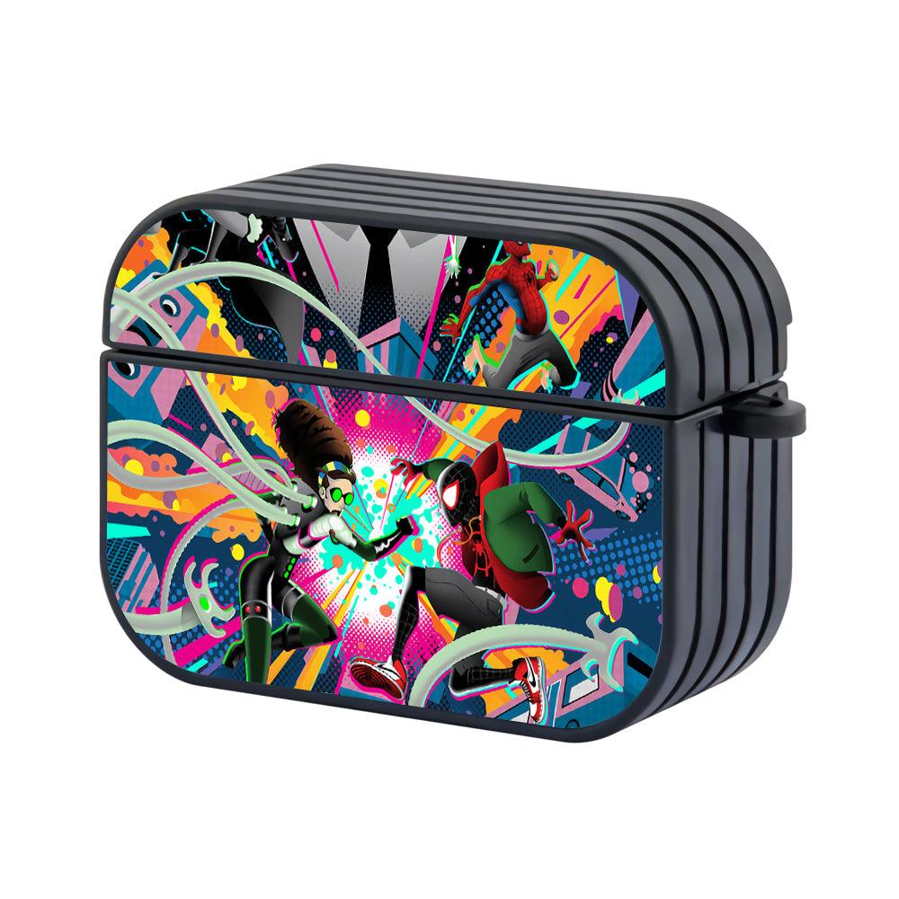 Spiderman Battle in the Air Hard Plastic Case Cover For Apple Airpods Pro 2-Xtracase