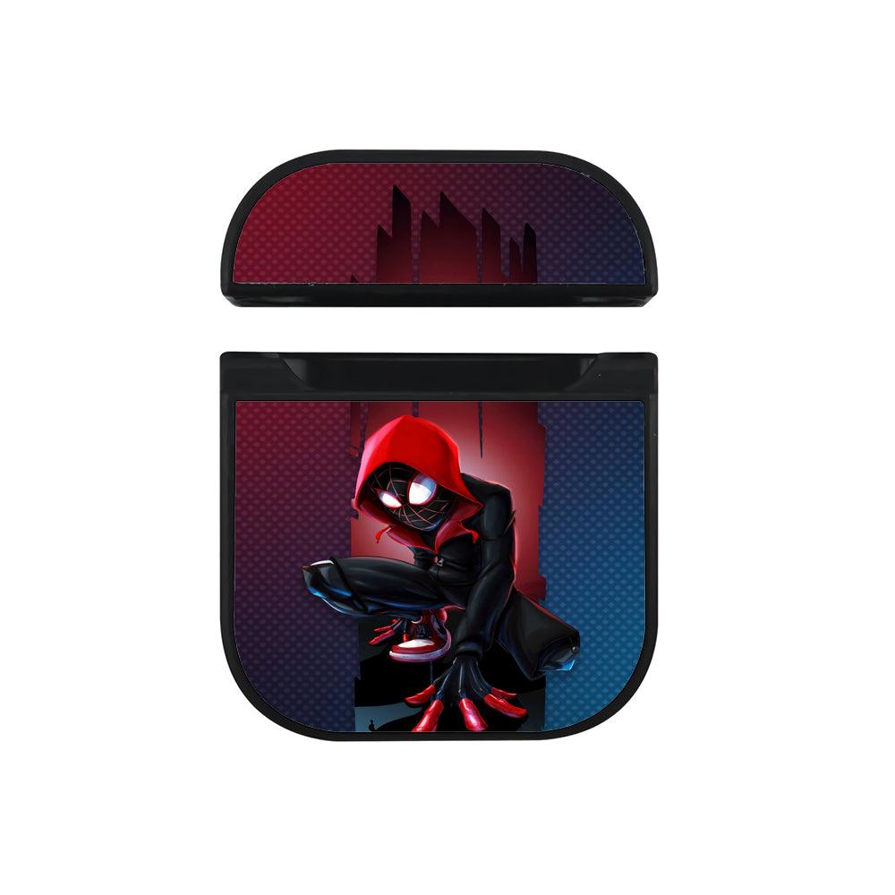 Spiderman Evening Shadows Hard Plastic Case Cover For Apple Airpods-Xtracase