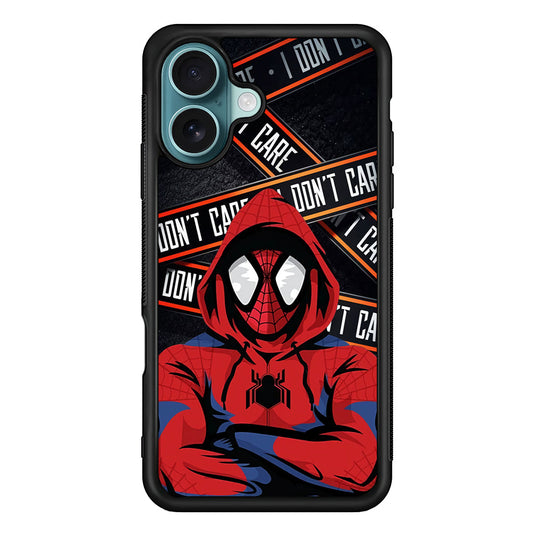 Spiderman Indifferent Mode iPhone 16 Plus Case - Xtracase