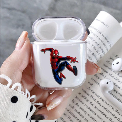 Spiderman Jump Style Protective Clear Case Cover For Apple Airpods-Xtracase