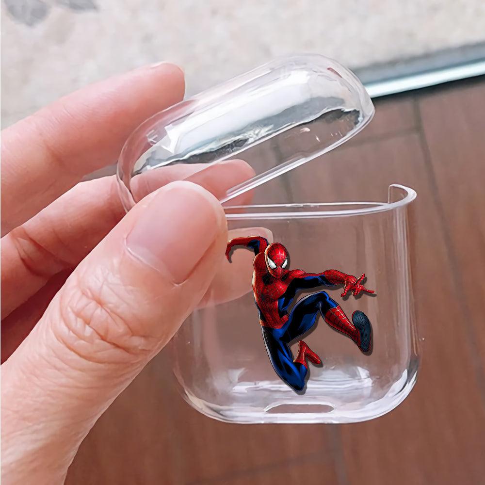 Spiderman Jump Style Protective Clear Case Cover For Apple Airpods-Xtracase