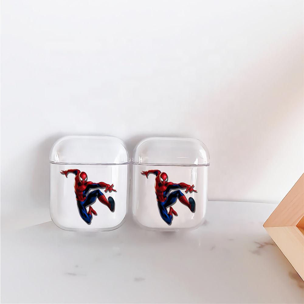 Spiderman Jump Style Protective Clear Case Cover For Apple Airpods-Xtracase