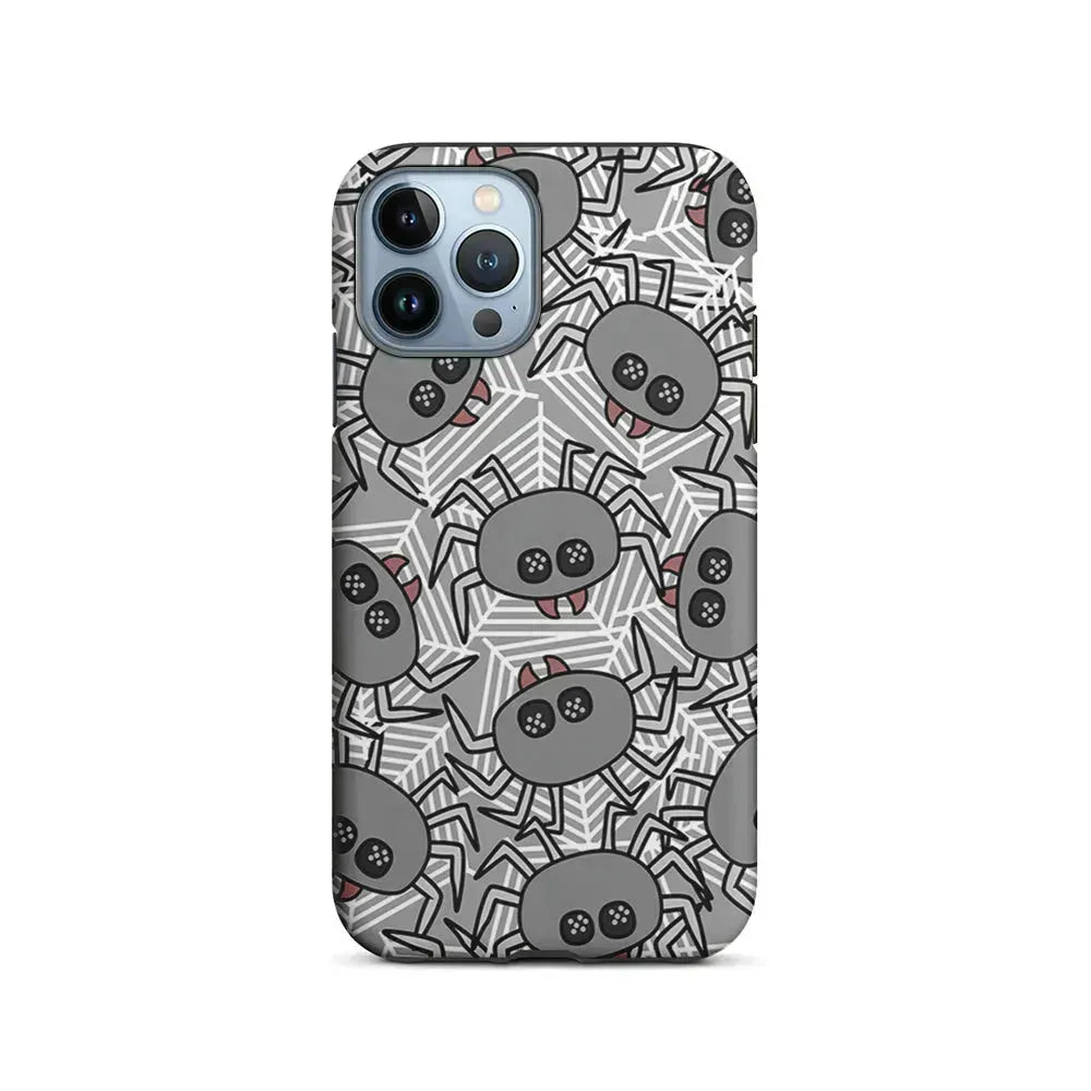 Spidersweb Cartoon iPhone 15 Pro Max Case-2 in 1 Tough Case-Xtracase