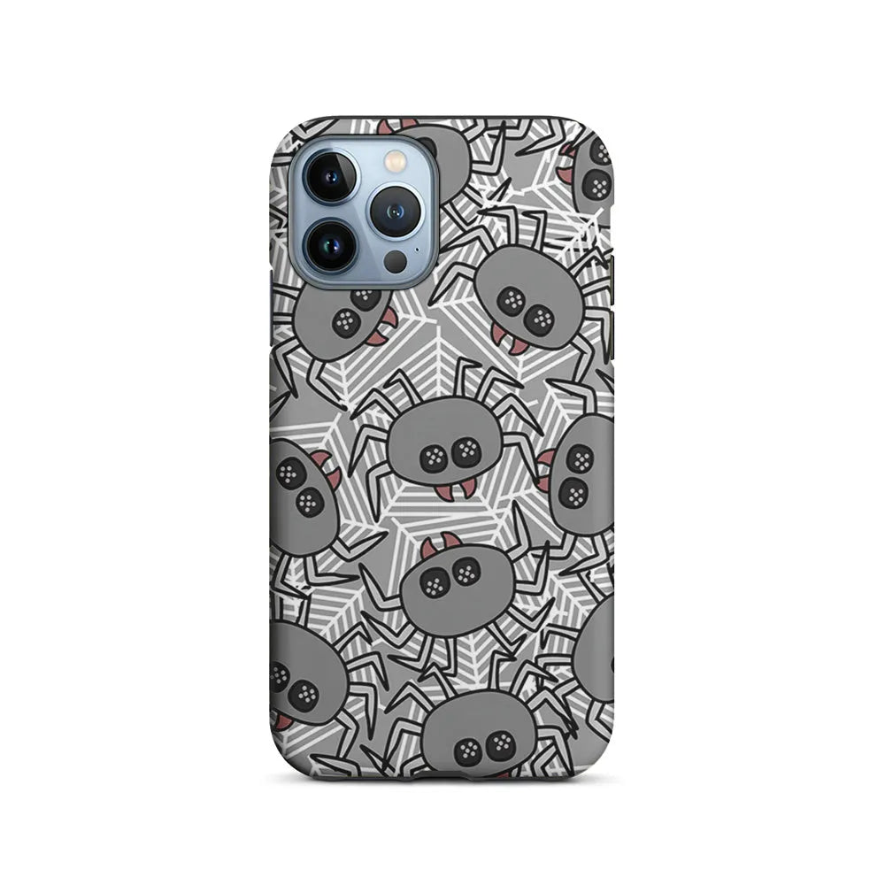 Spidersweb Cartoon iPhone 13 Pro Case-2 in 1 Tough Case-Xtracase