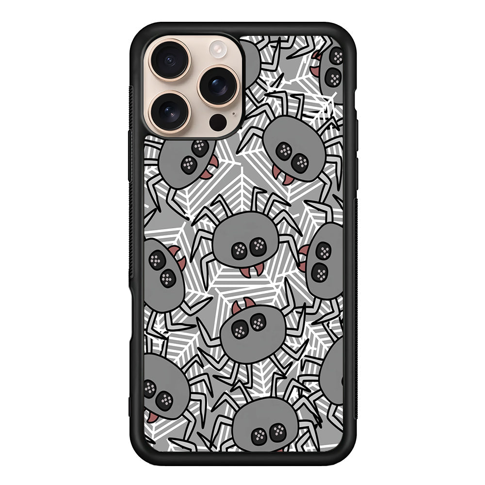 Spidersweb Cartoon iPhone 16 Pro Max Case - iPhone 16 Pro Max