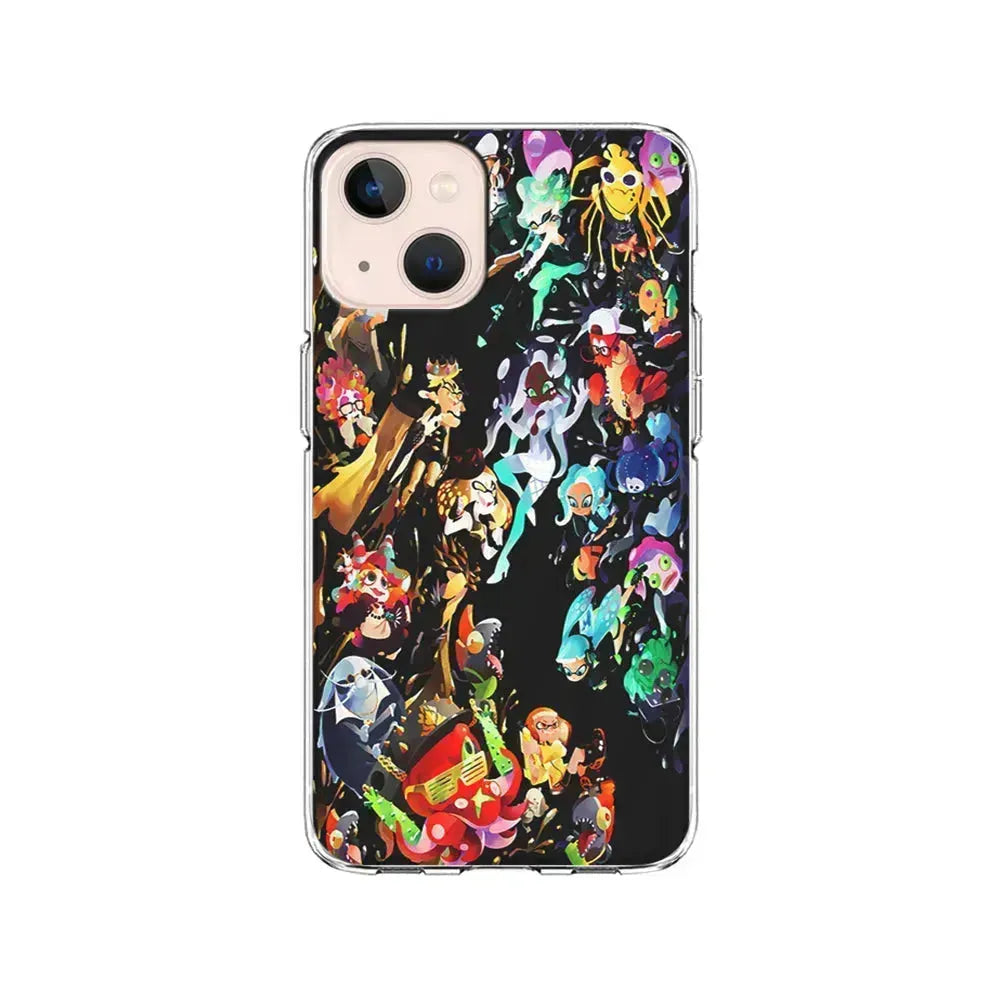 Splatoon Player Character iPhone 13 Mini Case-Clear Soft Case-Xtracase