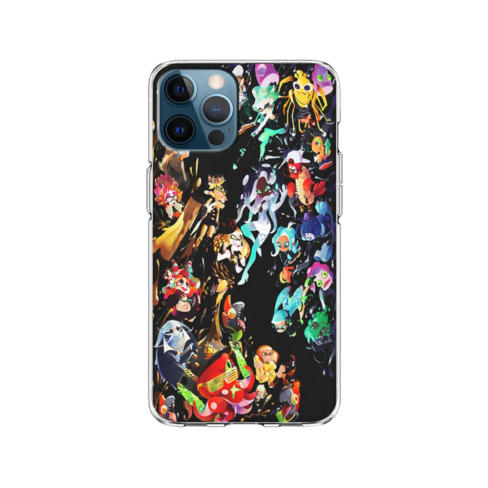 Splatoon Player Character iPhone 13 Pro Case-Clear Soft Case-Xtracase
