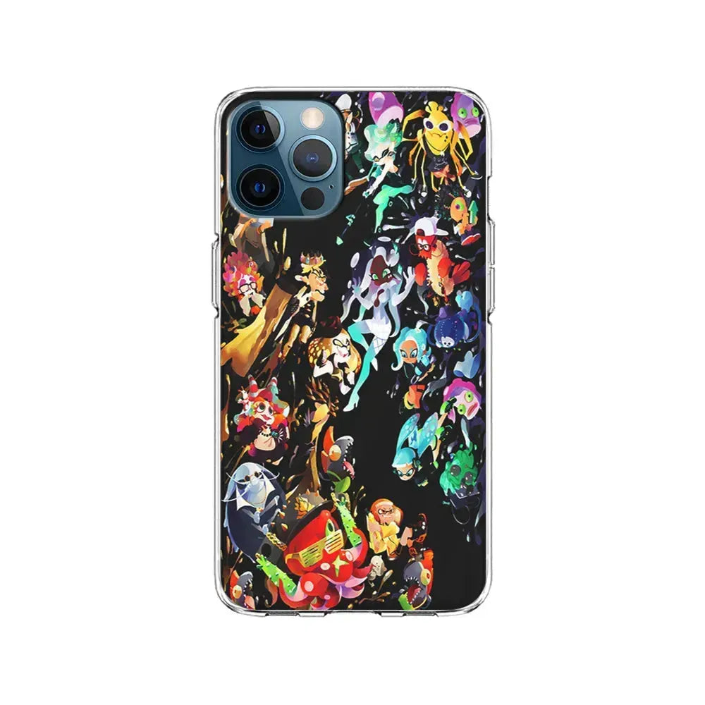 Splatoon Player Character iPhone 15 Pro Max Case-Clear Soft Case-Xtracase