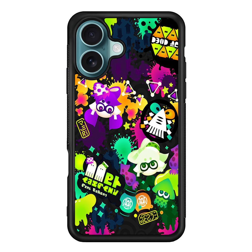 Splatoon Squid Graffiti iPhone 16 Plus Case - Xtracase