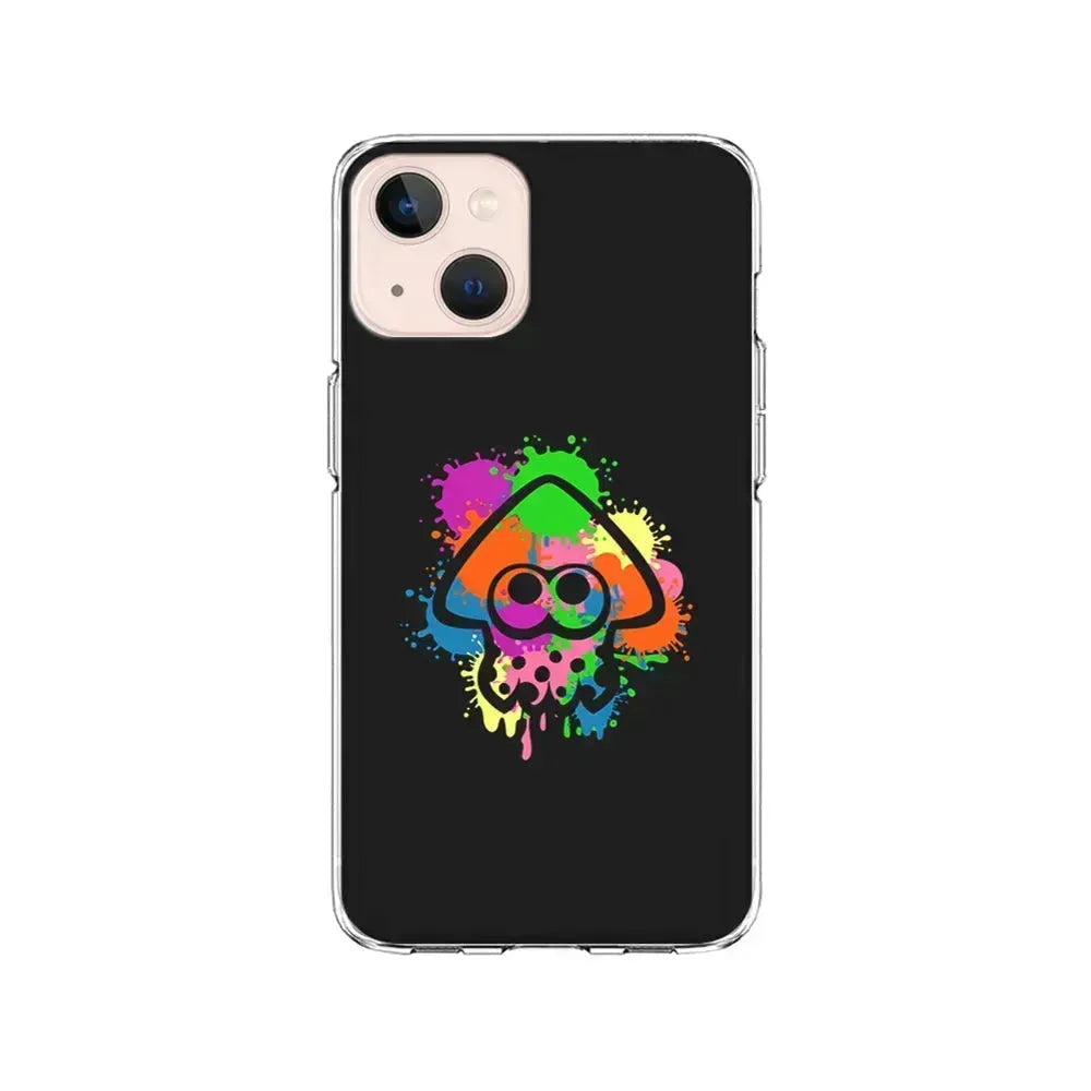 Splatoon Squid Symbol iPhone 13 Mini Case-Clear Soft Case-Xtracase