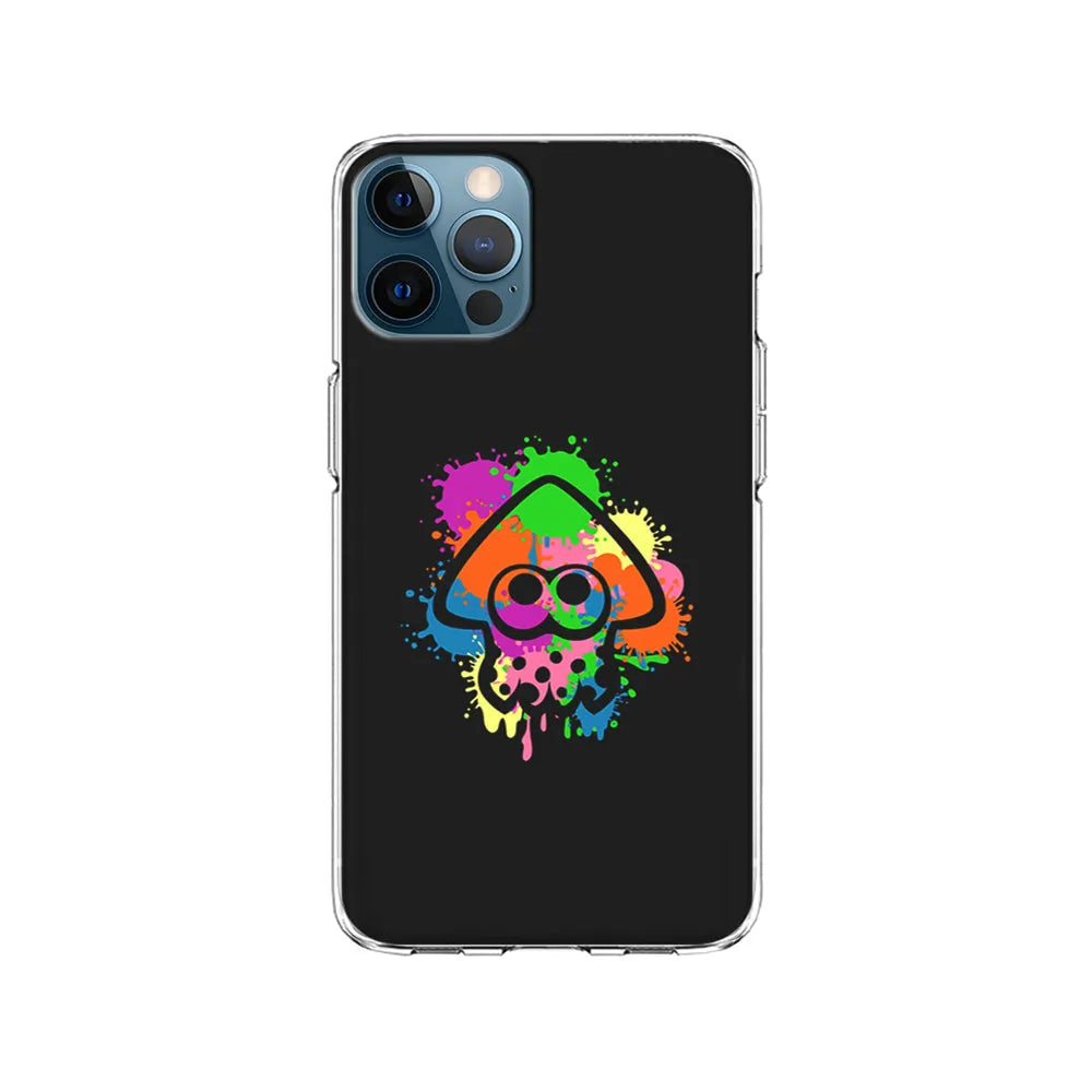 Splatoon Squid Symbol iPhone 13 Pro Case-Clear Soft Case-Xtracase