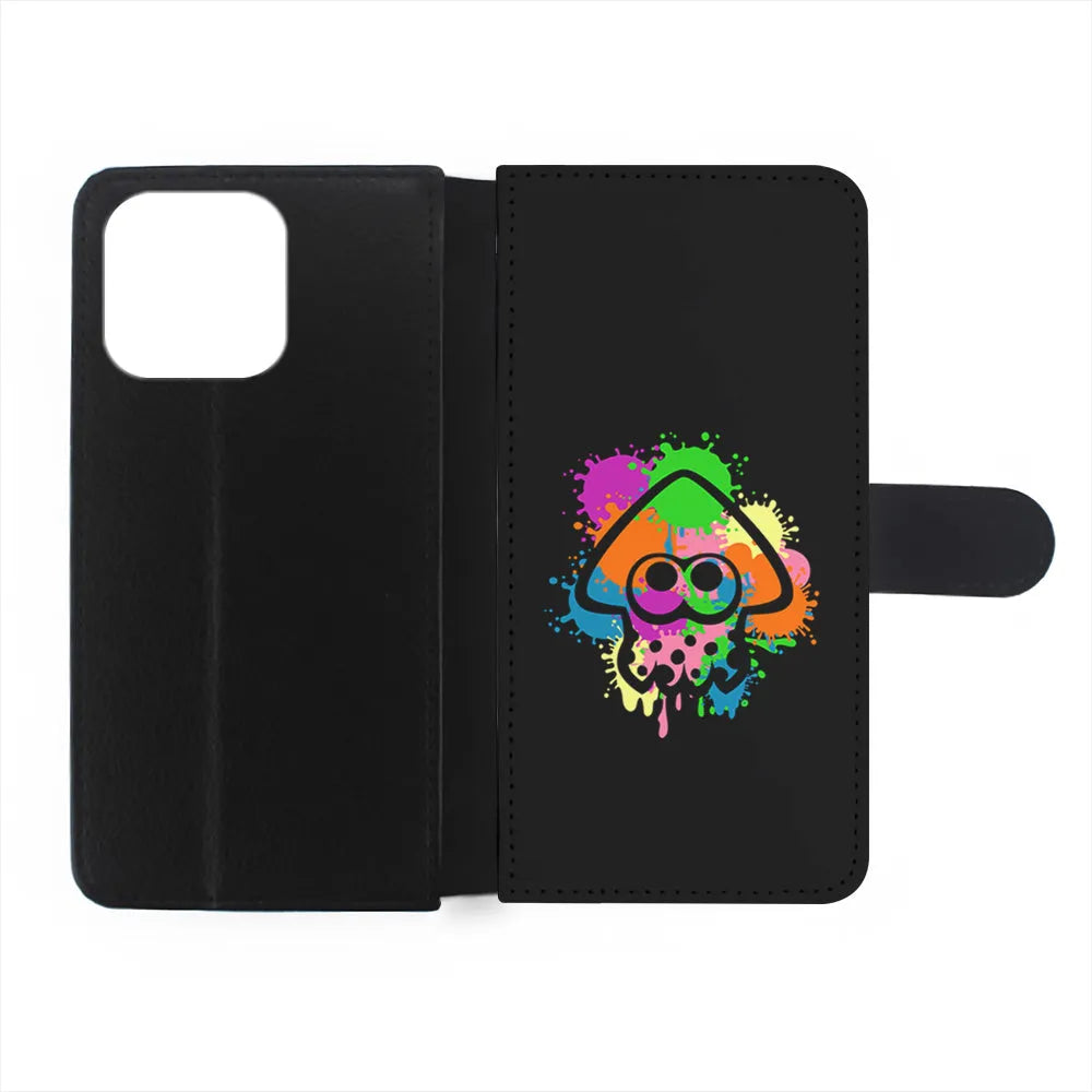 Splatoon Squid Symbol iPhone 13 Pro Case-Flip Wallet Case-Xtracase