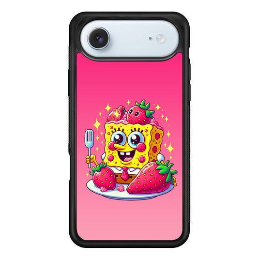 SpongeBob Eating Strawberry iPhone 17 Air Case - Xtracase