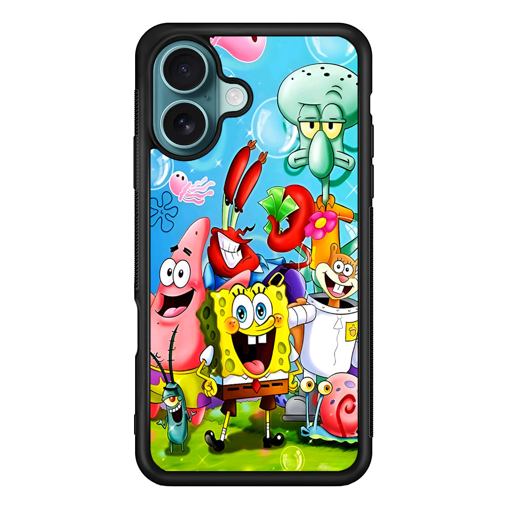 SpongeBob SquarePants Family iPhone 16 Plus Case - Xtracase