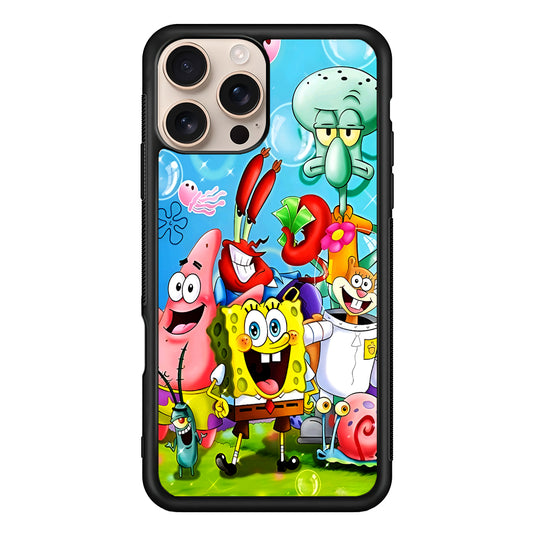 SpongeBob SquarePants Family iPhone 16 Pro Case - iPhone 16 Pro