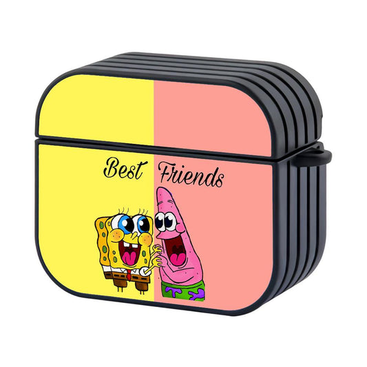 Spongebobs Patrick Best Friends Cartoon Hard Plastic Case Cover For Apple Airpods 4-Xtracase